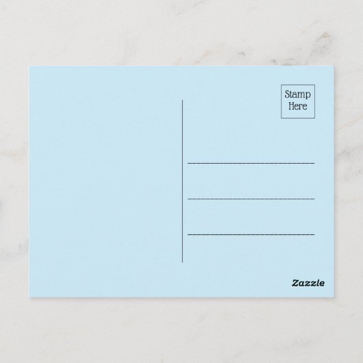 Waterverf rustige bergen lente landschap briefkaart (Achterkant)