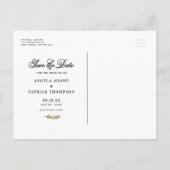 Waterverf Rustige, gelaagde sluiting slaat de datu Aankondigingskaart (Achterkant)