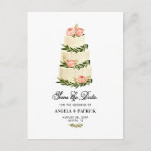 Waterverf Rustige, gelaagde sluiting slaat de datu Aankondigingskaart (Voorkant)