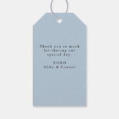 Waterverf Rustige zonnebloem Bouquet Cadeaulabel (Achterkant)