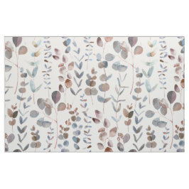 Waterverf Rustisch Eucalyptus naadloos patroon Stof