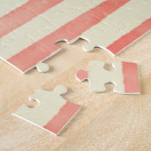 Waterverf Rustische Amerikaanse vlag Legpuzzel (Zijkant)