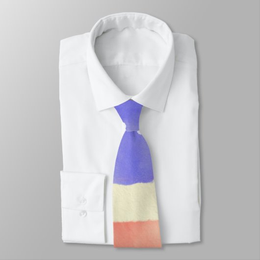 Waterverf Rustische Amerikaanse vlag Stropdas (Gebonden)