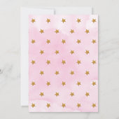 Waterverf Safari Animal Baby shower Uitnodiging (Achterkant)