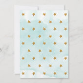 Waterverf Safari Animal Baby shower Uitnodiging (Achterkant)