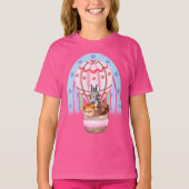 Waterverf Safari Animals Zebra, Tiger, Hippo Hot T-shirt (Voorkant)