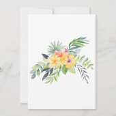 Waterverf Safari Dieren Het is een Baby shower voo Kaart (Achterkant)