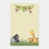 Waterverf Safari Oerwoud Animal Illustratie Post-it® Notes (Voorkant)