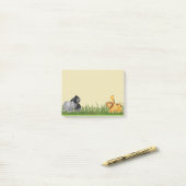 Waterverf Safari Oerwoud Animal Illustratie Post-it® Notes (Op bureau)