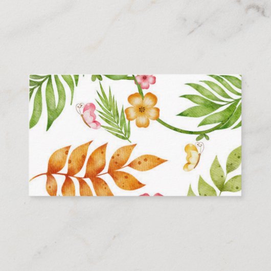 Waterverf Safari Oerwoud Book Request Baby shower Informatiekaartje (Achterkant)