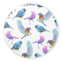 Waterverf Safari Vogels (BG-kleur aanpassen!)