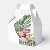 Waterverf Safari Wild One Baby Tiger Cub Birthday Bedankdoosjes (Achterkant)