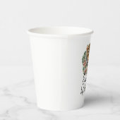 Waterverf Safari Wild One Baby Tiger Cub Birthday Papieren Bekers (Rechts)