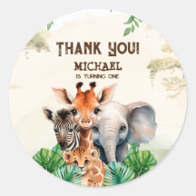 Waterverf Safari Wild One