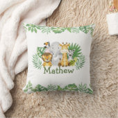 Waterverf Safari Wilde Dieren Kussen (Deken)