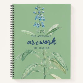Waterverf Sage Green Artist Sketchbook Notitieboek
