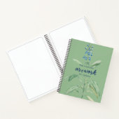 Waterverf Sage Green Artist Sketchbook Notitieboek (Binnen)
