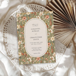  waterverf Sage Terracotta Wildflower Kaart