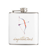 Waterverf Sagittarius Bow & Arrow Heupfles (Voorkant)