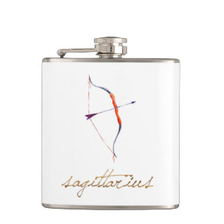 Waterverf Sagittarius Bow & Arrow Heupfles