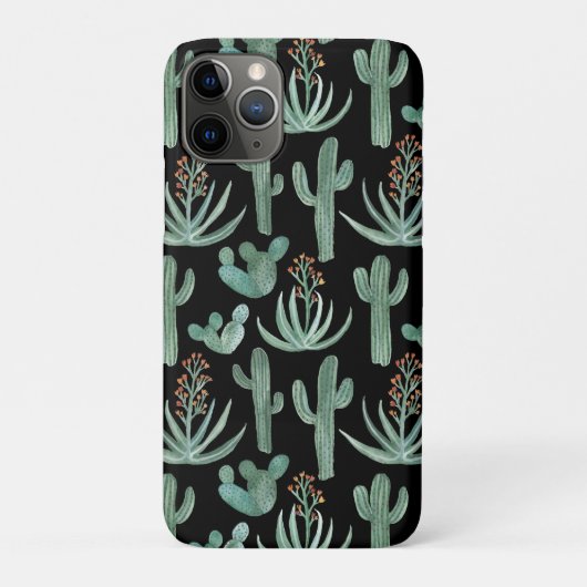 Waterverf Saguaro Cactus Desert Aloe Case-Mate iPhone Case (Achterkant)