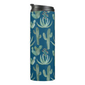 Waterverf Saguaro Cactus Desert Aloe Thermosbeker (Geroteerd rechts)