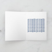 Waterverf Sailboot Happy Birthday Pap Card Kaart (Binnen)