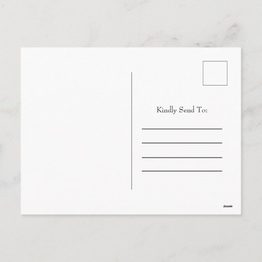 Waterverf Saint Nick Kerstgroeten Feestdagenkaart (Achterkant)