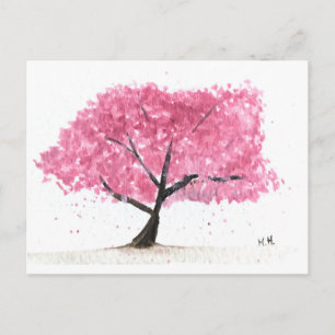 Waterverf Sakura Briefkaart
