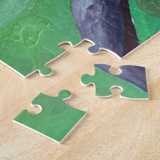 Waterverf Sakura Cherry Blossom Legpuzzel (Zijkant)