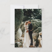 Waterverf Sakura Cherry Flower Dank u kaart (Achterkant)