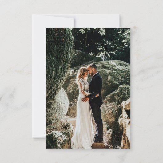 Waterverf Sakura Cherry Flower Dank u kaart (Achterkant)