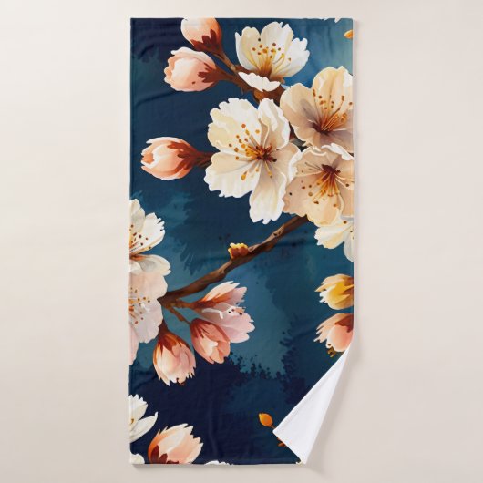 Waterverf Sakura Dreams Bad Handdoek (Badhanddoek)