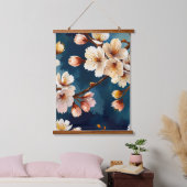 Waterverf Sakura Dreams Hangend Wandkleed (Slaapkamer)