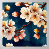 Waterverf Sakura Dreams Poster (Voorkant)