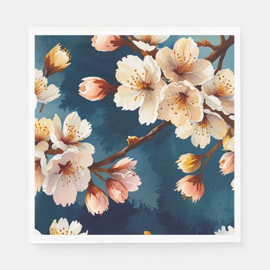 Waterverf Sakura Dreams Servet (Voorkant)