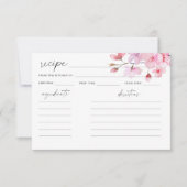 Waterverf Sakura - receptenkaart (Voorkant)