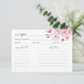 Waterverf Sakura - receptenkaart (Staand voorkant)