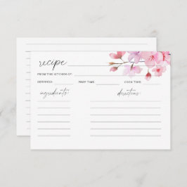 Waterverf Sakura - receptenkaart