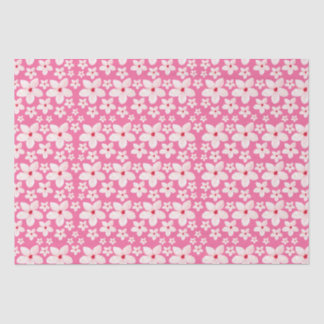 Waterverf Sakura Roze Bloem Naadloos Patroon Tissuepapier