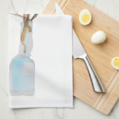 Waterverf sakura roze kers blossom theedoek (Quarter Fold)