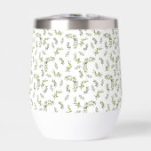 Waterverf Salie Groene Olijf Chic Frans Patroon (Voorkant)
