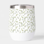 Waterverf Salie Groene Olijf Chic Frans Patroon (Achterkant)