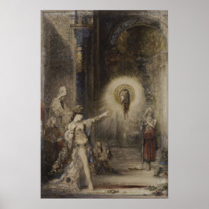 Waterverf Salome en Apparatuur Gustave Moreau Poster