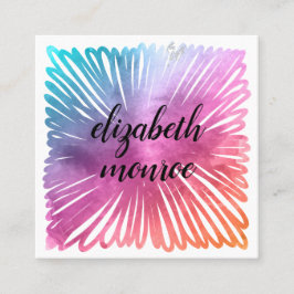 Waterverf Salon Afsprakenkaartje