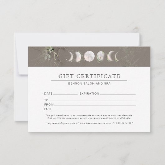 Waterverf Salon Hair | Cadeaubon (Achterkant)