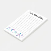 Waterverf Salon op persoonlijke titel Post-it® Notes (Schuin)