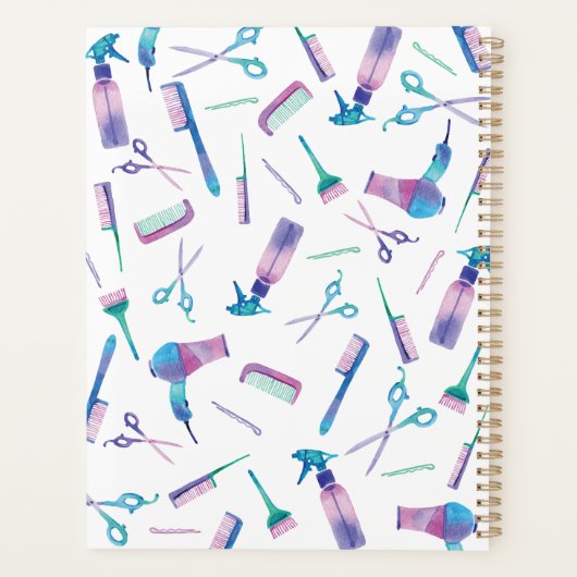 Waterverf Salon Planner (Achterkant)