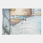 Waterverf San Francisco Theedoek (Horizontaal)