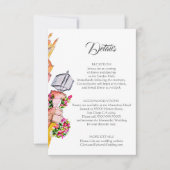 Waterverf San Miguel de Allende Trouwgegevens Kaart (Voorkant)